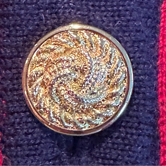 Blarney 100% wool red jacket/sweater, sz 18, navy trim, fall, autumn, quality - Picture 9 of 9